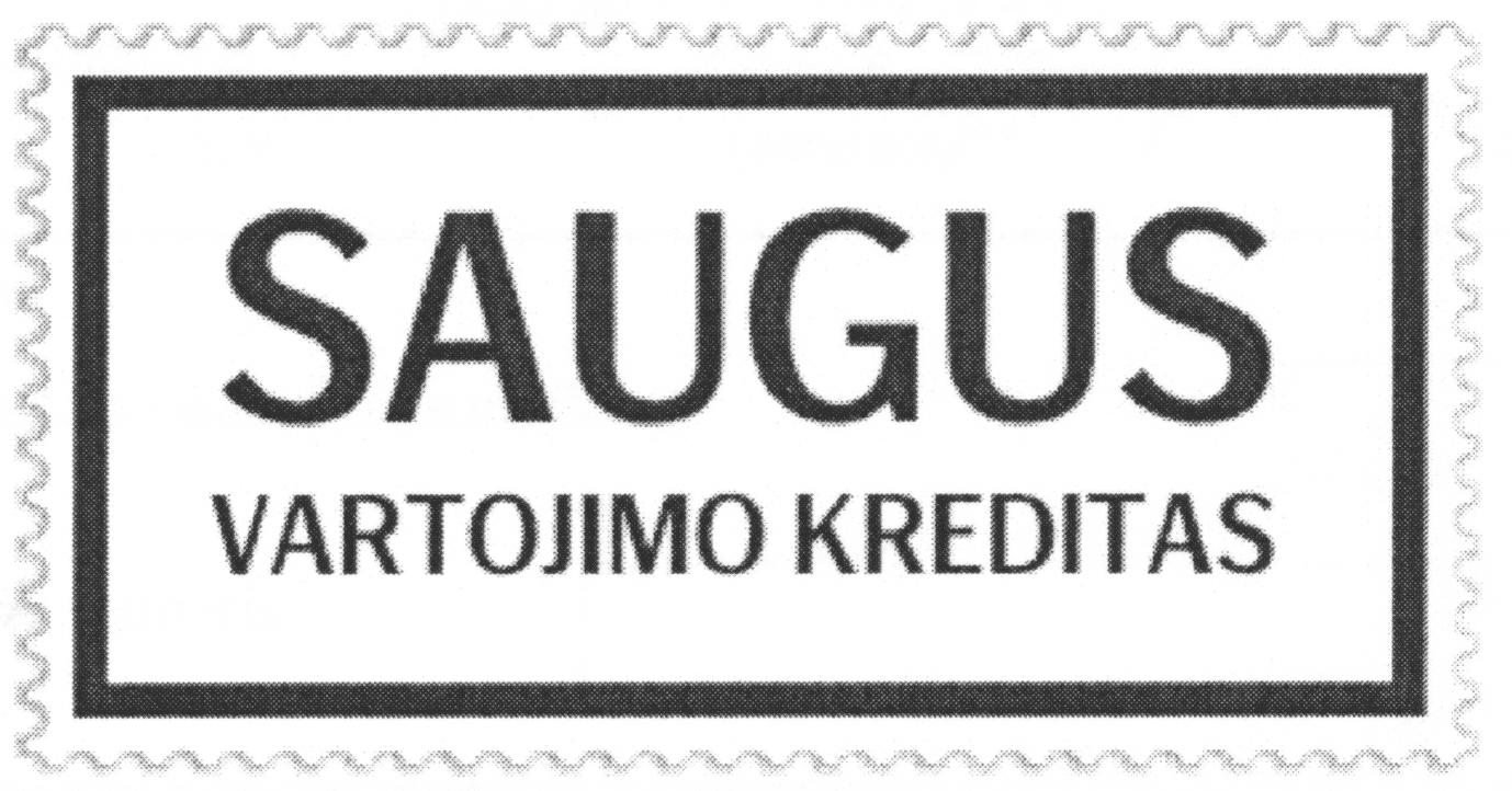 Prekės ženklas: SAUGUS VARTOJIMO KREDITAS